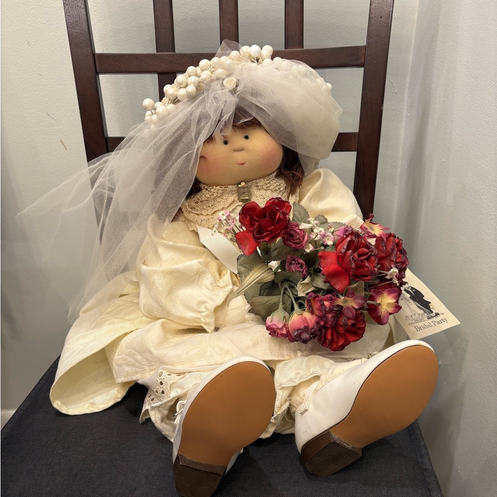 VTG Little Souls Bride Handmade Doll Gretchen Wilson Special Edition 24” 1996